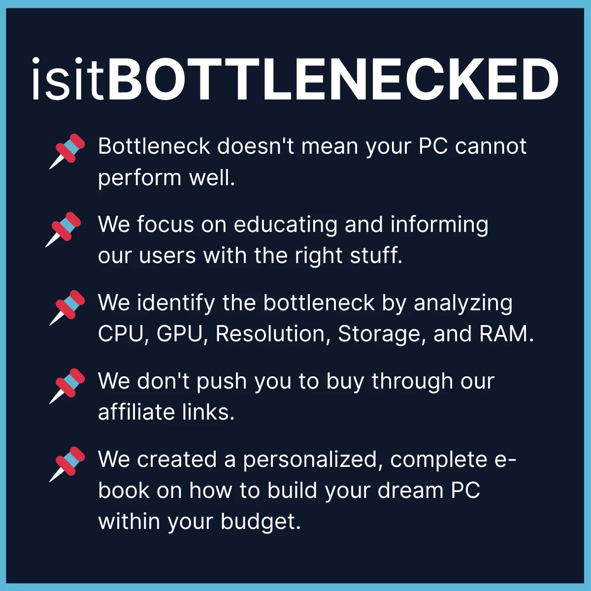 Comparison between bottleneck calculators with user-focused analysis including resolution, RAM, and storage.